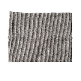 No Sewing Fabric Organic Cotton Yak Neck Warmer, gray