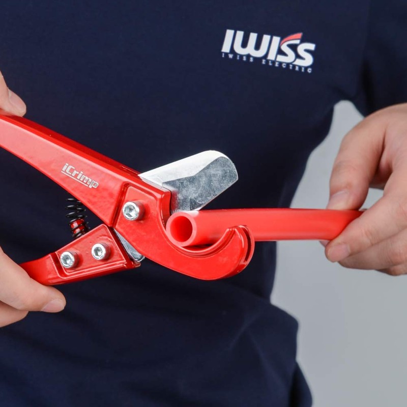 IWISS iCrimp PEX Pipe Cutters Tool for Cutting 1/8"-1" PEX