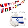 LoveVC Asia Asian 48 Countries String Flags Banner Set,60 Feet