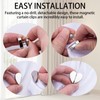 8 Pair Heart-Shaped Magnetic Curtain Closure – Curtain Clips Decorative