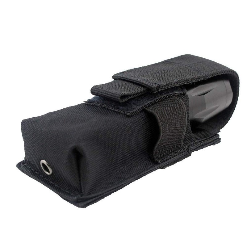MiOYOOW Flashlight Pouch, Molle LED Torch Pouch Flashlight Holster Nylon