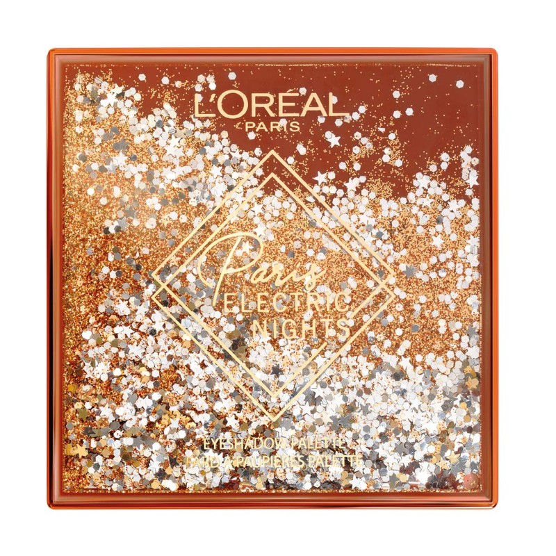 L'Oréal Paris Electric Nights Lidschatten-Palette, 9 Farben, elektrisch, mehrfarbig