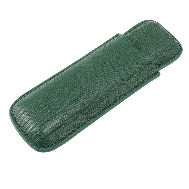 Cigar Case Fashion Elegant Portable Sturdy Crocodilian Skin Texture Faux