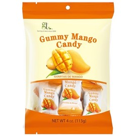 GT Gummy Mango Candy, 4 Ounce Bag (1-Pack)