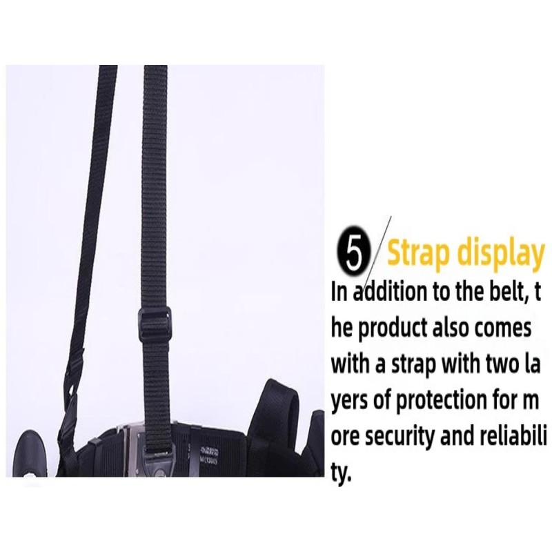 Black 8-in-1 Duty Belt - Tactical Modular Utility Belt System