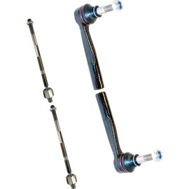 AUTO DN Left Outer Right Outer Inner Steering Tie Rod End for Saab 9-5 2002 2003 2004 2005 2006 2007 2008 2009 4 PCS Replacement 16 03 227, 12 765 896, 77 36 3713