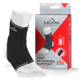 Vulkan Classic Long Knöchelstütze, Mittel, Knöchelbandage für Rolled Ankles, Verstauchungen und Zerrungen, Preßhülse für Sportler und Fitnesstraining, Stabilisator für Achilles Verletzungen