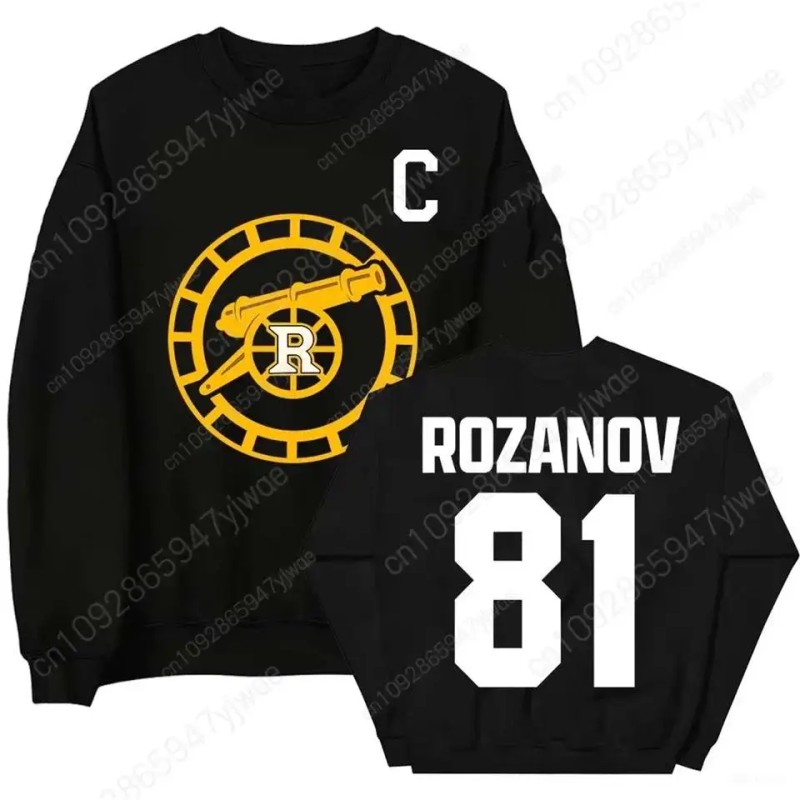 Cross-Border European Size Llya Rozanov 81 Intense Competition Crew Neck