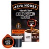 JAVA HOUSE Dark Roast Sumatran Cold Brew Pods, (6 Count)