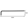 Tone BPLB-05 Long Ball Point L-Shaped Wrench, 5/32 inch Width