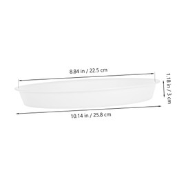 GANAZONO 2pcs Round Bird Feeders Water Bowls Durable Hummingbird Feeder Water Dish for Backyard Multi Purpose Bird Bath Feeding Station Replacement