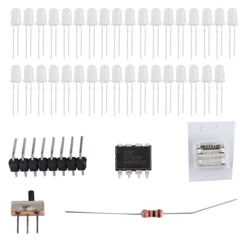DIY Christmas Tree LED Electronic Printed Circuit Board Ornament for
