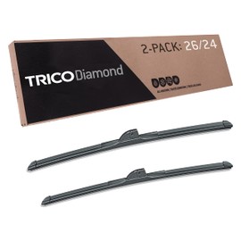TRICO Diamond™ (25-2624) 26 Inch & 24 Inch pack of 2 High Performance Automotive Replacement Windshield Wiper Blades For My Car Premium All Weather Beam Blade for Select Vehicle Models