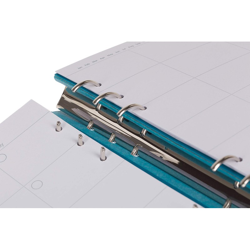 Filofax A5 Clipbook Classic - Petrol Blue