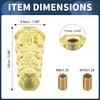 INFINAUTO Diamond Pattern Crystal Shift Knob, 10cm Universal for Automatic