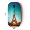 Graphic4You Live Your Dreams Paris Eiffel Tower Ergonomic Wireless Mouse
