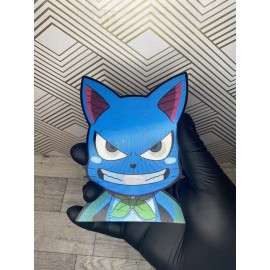 Fairy Tail Happy 3D Lenticular Motion Car Sticker Peeker Laptop