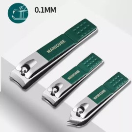 Colorful 6/9 Pcs 세트 전문 조각 네일 케어 키트 스테인레스 스틸 매니큐어 페디큐어 여행용 케이스가 포함된 [Green 9 PCS SET] 6/9 Pcs Professional Nail Care Kit Set with Stainless Steel Manicure Pedicure Travel Case [Green 9 PCS SET]