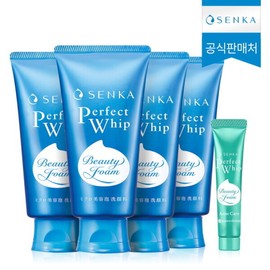 SENKA 센카 퍼펙트 휩 120g 4개 + 아크네 휩 15g Senka Perfect Whip 120g 4pcs + Acne Whip 15g