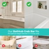 Modern Innovations Adjustable Bathtub Grab Bar, Safety Bath & Shower