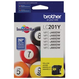 Brother LC201Y Standard Yield Yellow Ink Cartridge