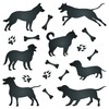 Dog Silhouette Stencil - 11.5 x 11.5cm (S) - Reusable