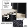 21 Pcs Bathroom Accessory Set with Waterproof Shower Curtain and