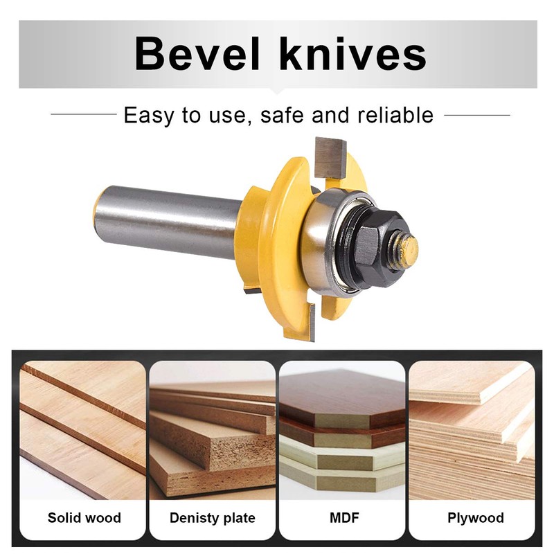 HOHXEN Rail and Stile Router Bits with Matched 2 Bit