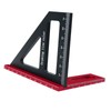 Woodworking Triangle Ruler Square Ruler 45° 90° Aluminum Alloy Carpenter