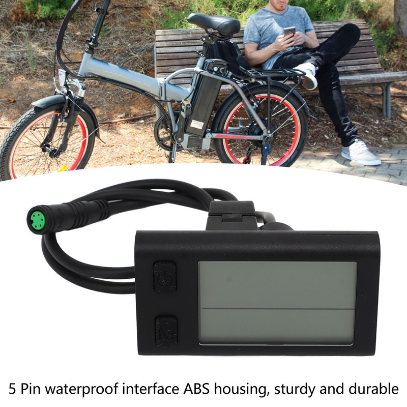 Electric Bike LCD Display Meter Cycling Speedometer Odometer Bike Computer