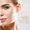 SOIMISS 50pcs Earring Post Sleeves Earring Sleeves for Sensitive Ears