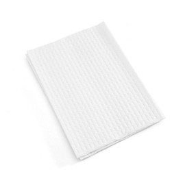 MediChoice Multi-Purpose 3-Ply Waffle Embossed Towels, Poly Tissue, 13 Inch x 18 Inch, White (Case of 500)