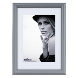 DÖRR Aqua Picture Frame Modern Colours Classic Simple Frame Real Glass Real Wood Grey 20 x 30 cm