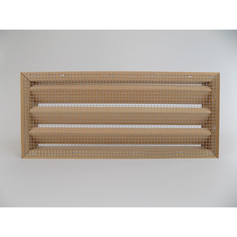 Miller Shingle Clear Cedar Foundation Vent with Louvers - 16