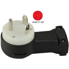 Conntek ASTT-30P RV Male Replacement Plug, 30-Amp
