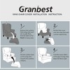 Granbest Premium Water Repellent Wingback Chair Cover 2-Piece High Stretch