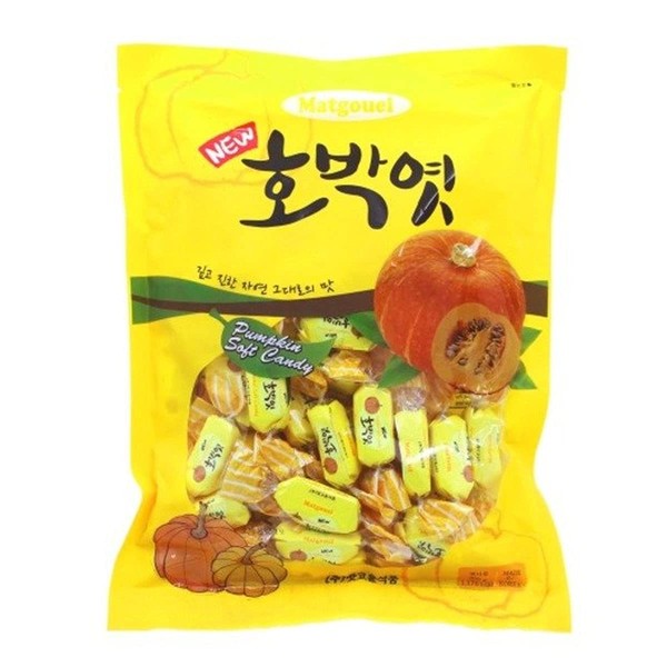 Matgouel Korean Traditional Pumpkin Candy Soft (a Pack 10.58oz) 호박엿
