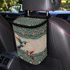 Talayituse Boho Mandala Hummingbird Print Car Trash Can, Portable Auto