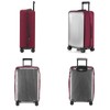 Veki Suitcase Covers with a Zip, red