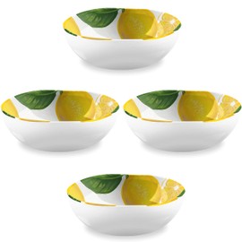 Lemon Fresh Melamine Bowl Set (4)