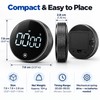 Magnetic Rotary Kitchen Timer – Battery-Free Count Up & Countdown