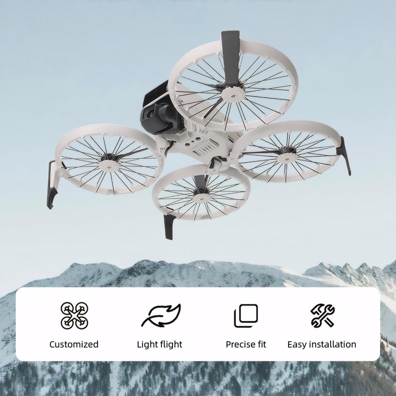Set of 4 Chassis for DJI Flip Landing Gear, Anti-Scratch