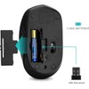 Rii Wireless Noiseless Mouse,2.4G Portable Computer Mice for PC, Laptop,