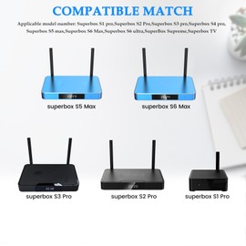 Charger for Superbox S1 S2 S3 S4 S5 Pro S5 S6 Max Elite pro+ Power Supply Dual Band Wi-Fi Smart Media Video Player TV Box Power Adapter Cord