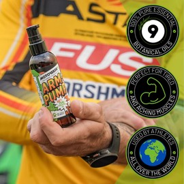 Motoverde 100ml Arm-Pump Oil - 100% Pure Botanical Essential Oils - Perfect for General Joint & Muscle Aches & Pains, Relief for Tired mucles