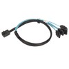 12GBPS Mini SAS HD SFF 8643 to 4 SATA 3.0