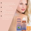 2PC Organic Castor Oil Roll-On with Rose Quartz,100% Pure Cold-Pressed