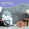 NOLITOY Acrylic Eyeshadow Palette Makeup Organizer, 7-Section Makeup Palette Organizer,