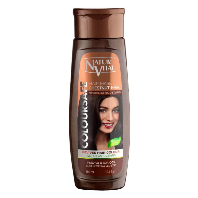 Natur Vital Hair Dye Set Chesnut + Shampoo & Mask