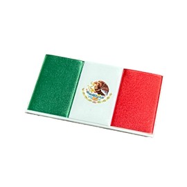 EmbossTech Country Flag | Raised Helmet Decal (Mexico)